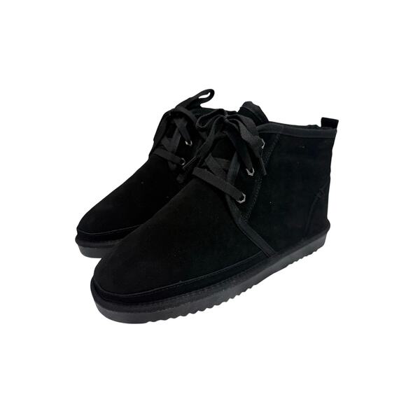 Dream Pairs Men's Winter Boots Suede Snow Leather Mid-Calf sz 10 # box M625 - Picture 2 of 7